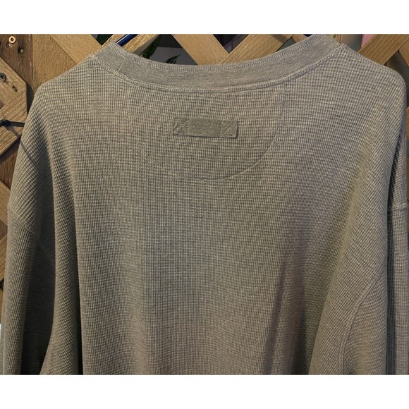 DULUTH Trading Co. Gray Waffle Knit Thermal Long Sleeved Men's Shirt 3XL - Picture 6 of 6